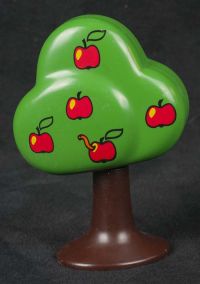 Playmobil Apple Orchard #6604 Tree Replacement Toy vtg 90
